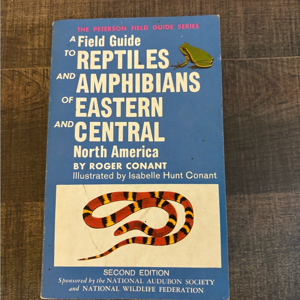 Peterson Guide to Reptiles and Amphibians Eastern & Central North America Book